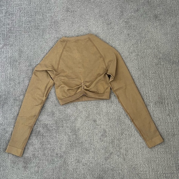 Gym Shark Light Brown Top And Leggings Set - Picture 3 of 7